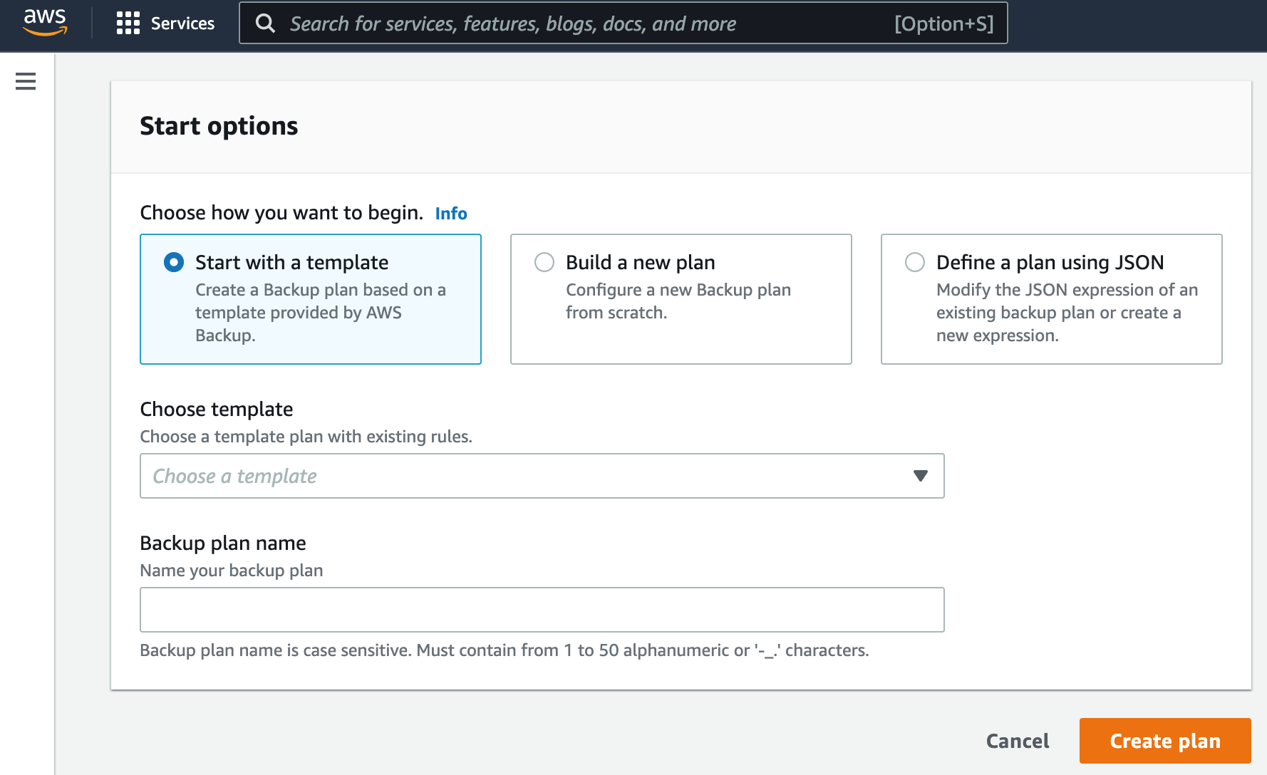 AWS_Backup_S3_Start