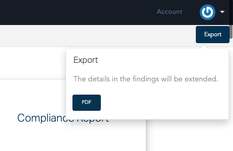 How to Export AWS Compliance Report PDF