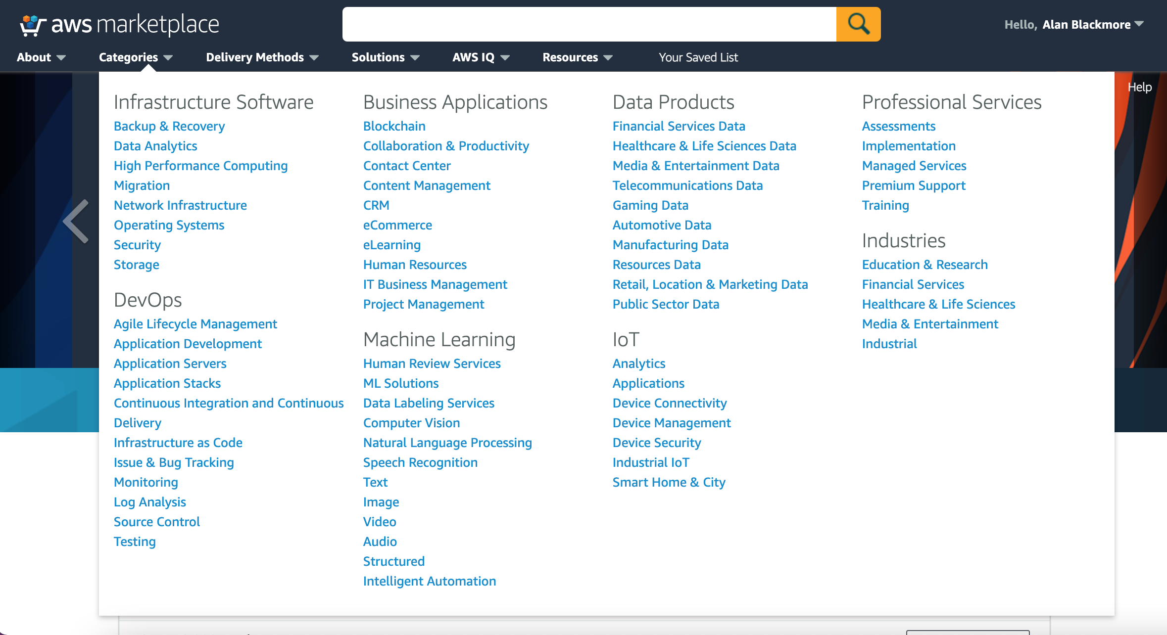 AWS_Marketplace_Categories