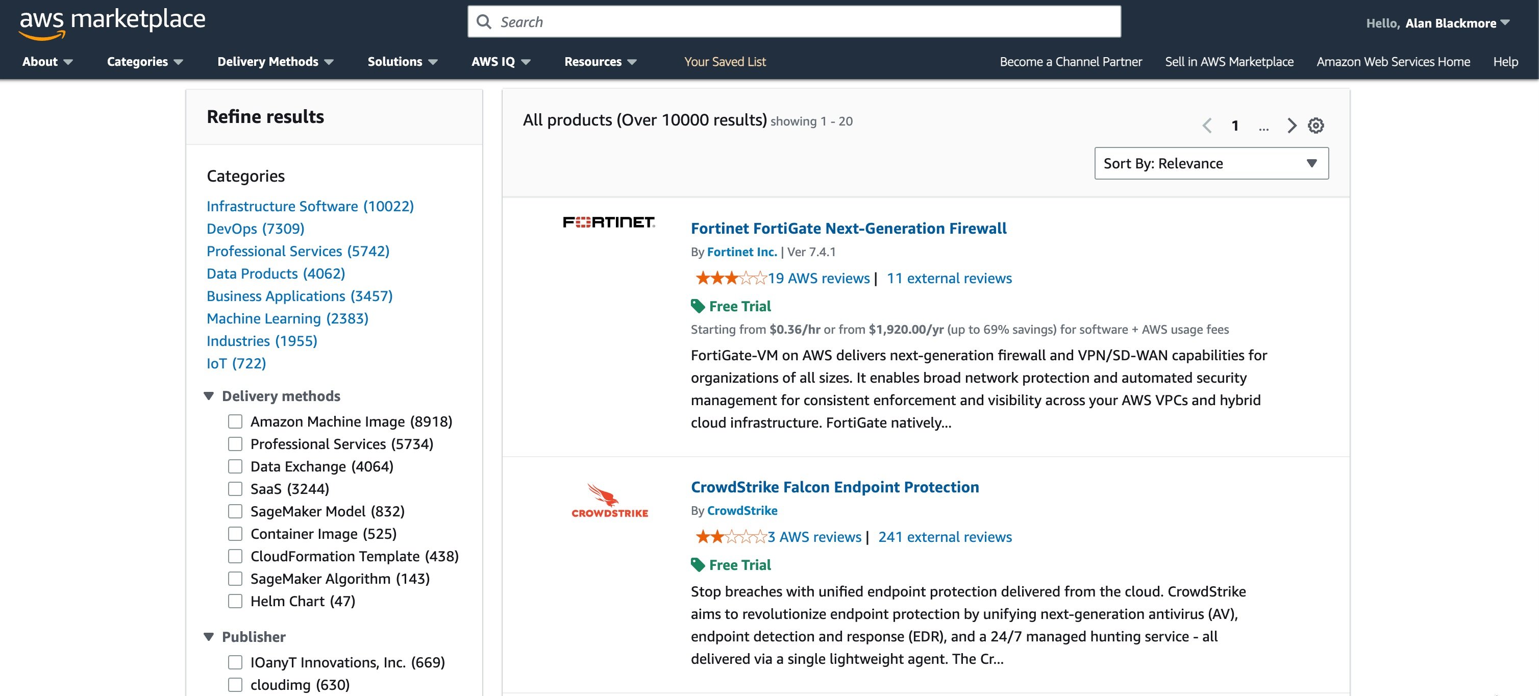 AWS_Marketplace_Console