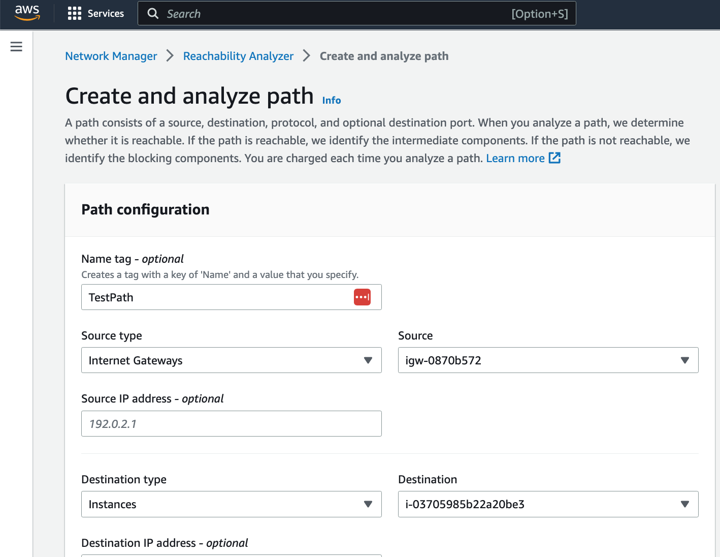 AWS_Network_Insights_Console