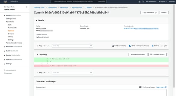 CodeCommit_Commit_details