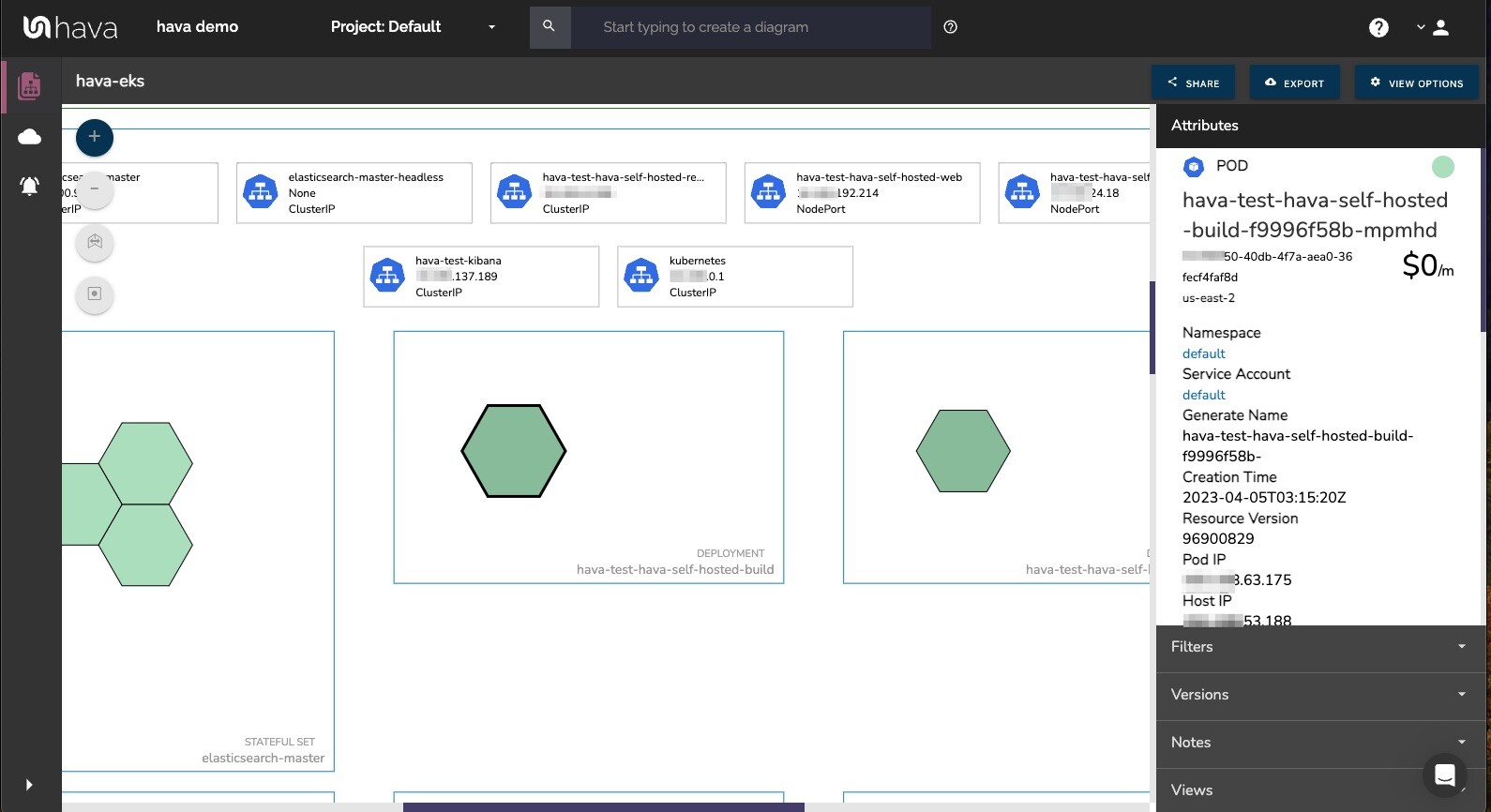 Container Service Diagram By Hava