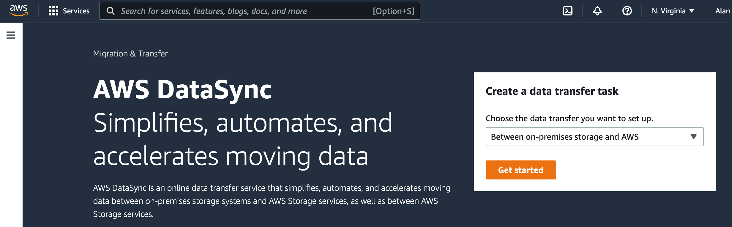 What is AWS DataSync