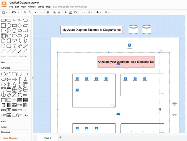 Edit Azure Diagrams With Visio or Drawio