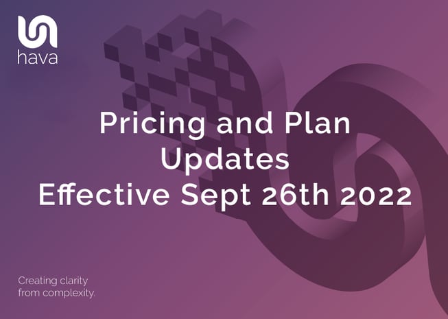 Hava Pricing and Plan Updates