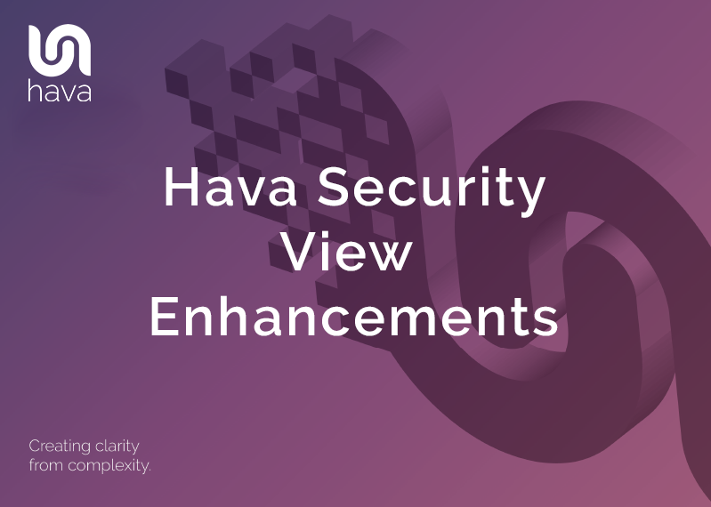 Hava Security View Enhancements