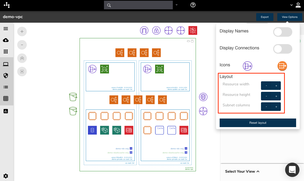 Hava_Diagram_Layout_Controls