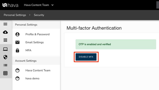 Hava_Disable_MFA