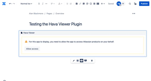 Hava_Viewer_Plugin_for_Confluence