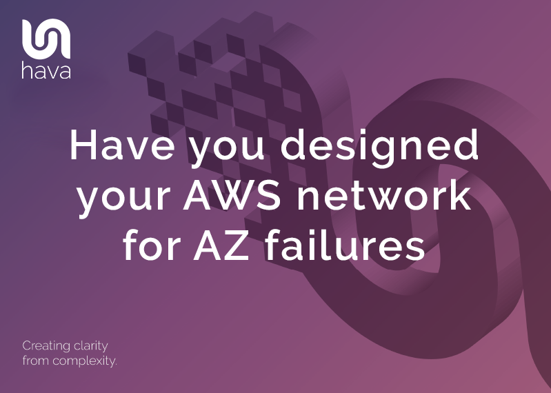 Have you designed your aws network for az failures