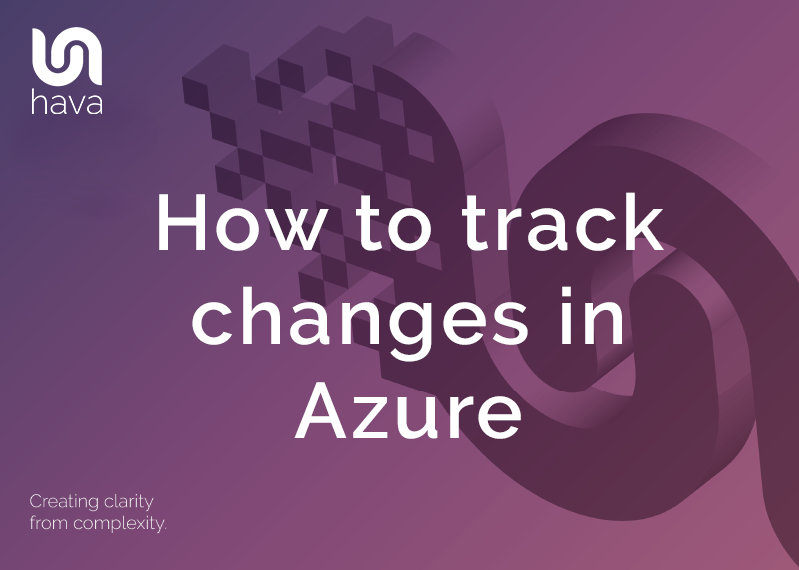 How to track changes in Azure