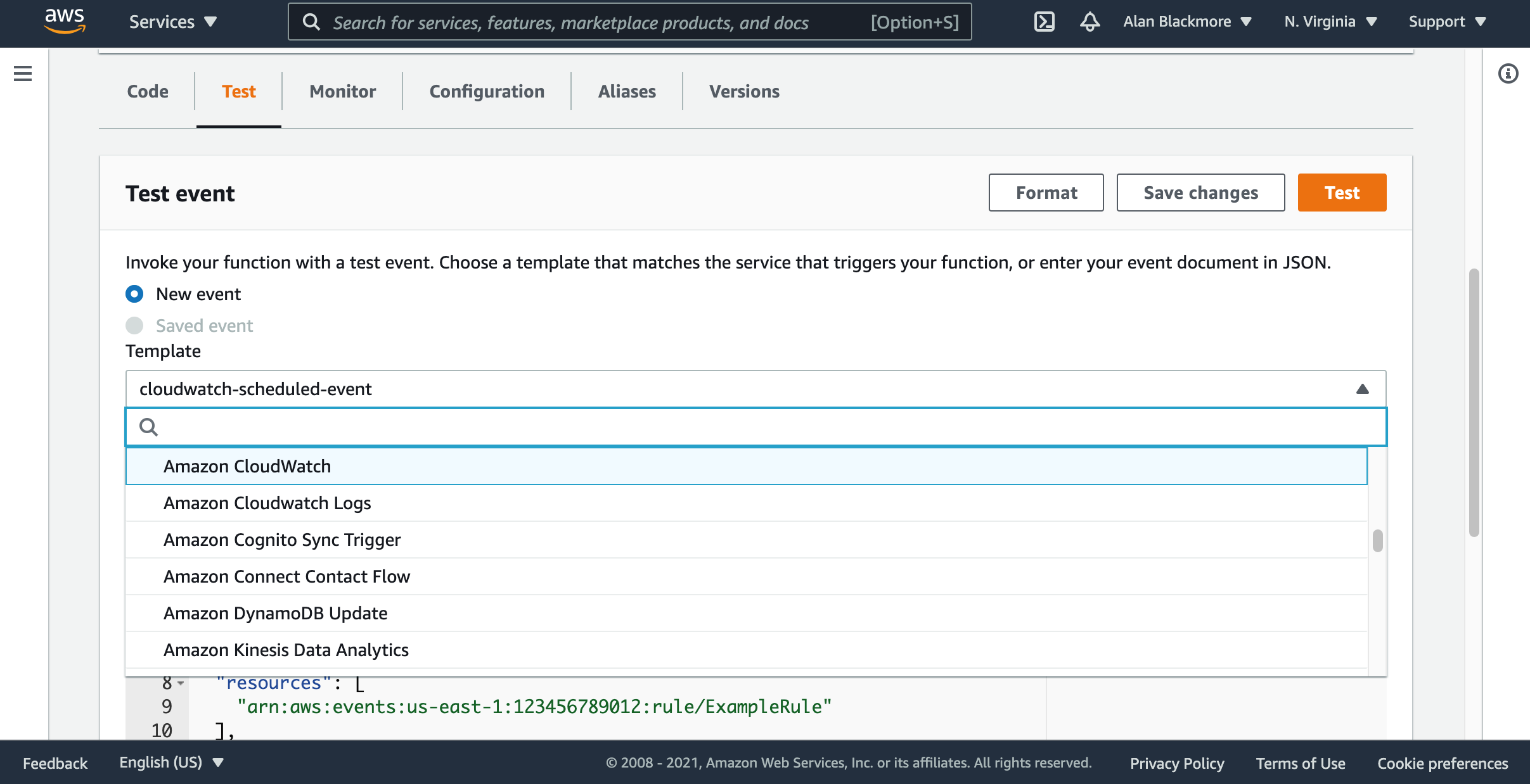 Lambda_Function_Test_Options