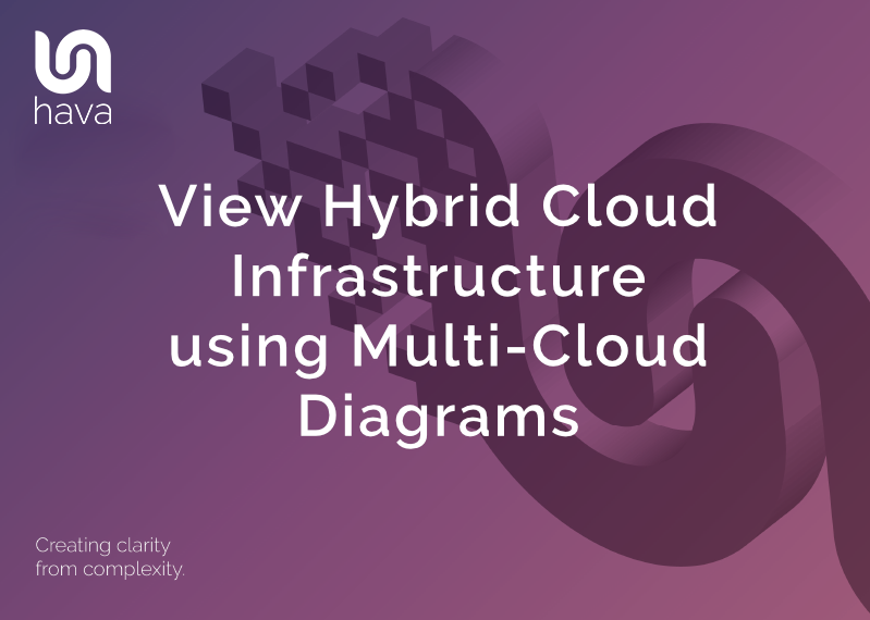 View Hybrid Cloud Infrastructure using Multi Cloud Diagrams