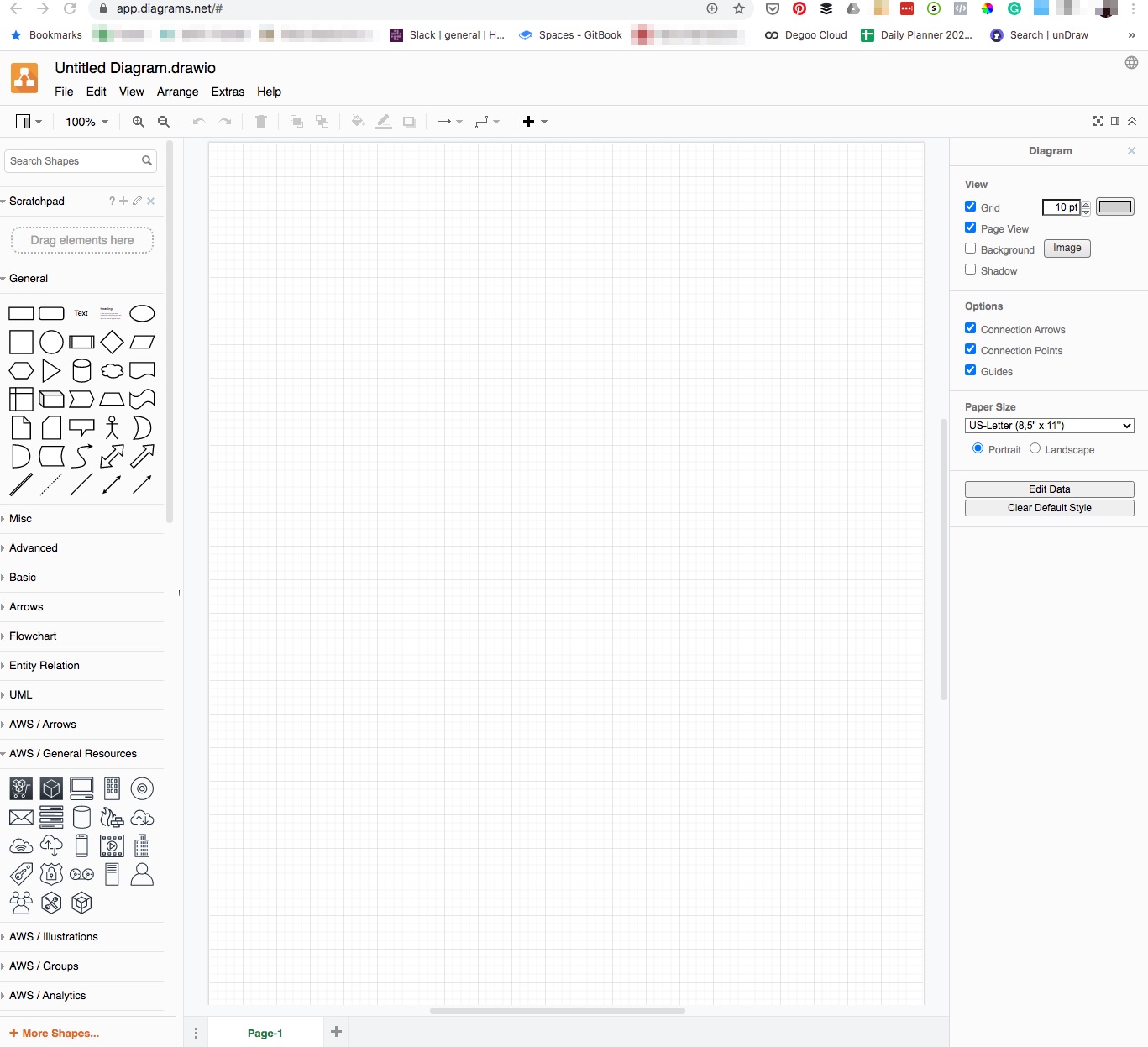 Using DrawIO to modify hava.io cloud computing diagrams